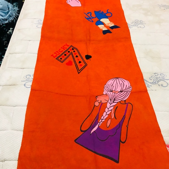 Authentic KENZO CASHMERE SHAW - Picture 6 of 7